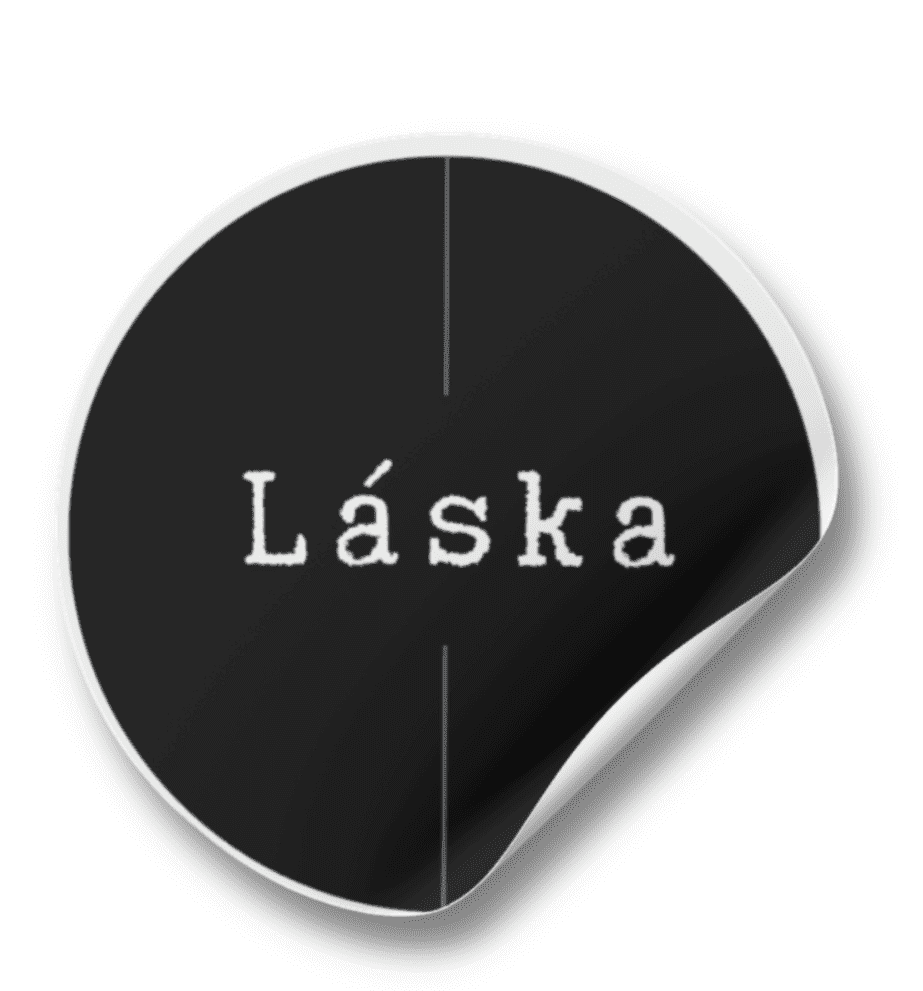 Personal Nálepka - Minimalism Láska Zvoľte množstvo: od 30 do 60 ks