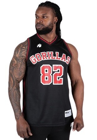 Gorilla wear pánske tielko san mateo čierna/červená