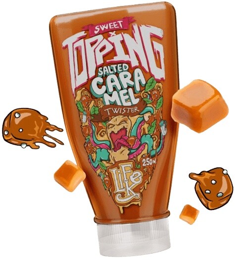 Lifelike sweet topping twister 250 g - slaný karamel
