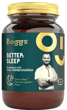 Beggs better sleep developed with marek dvořák 60 kapsúl