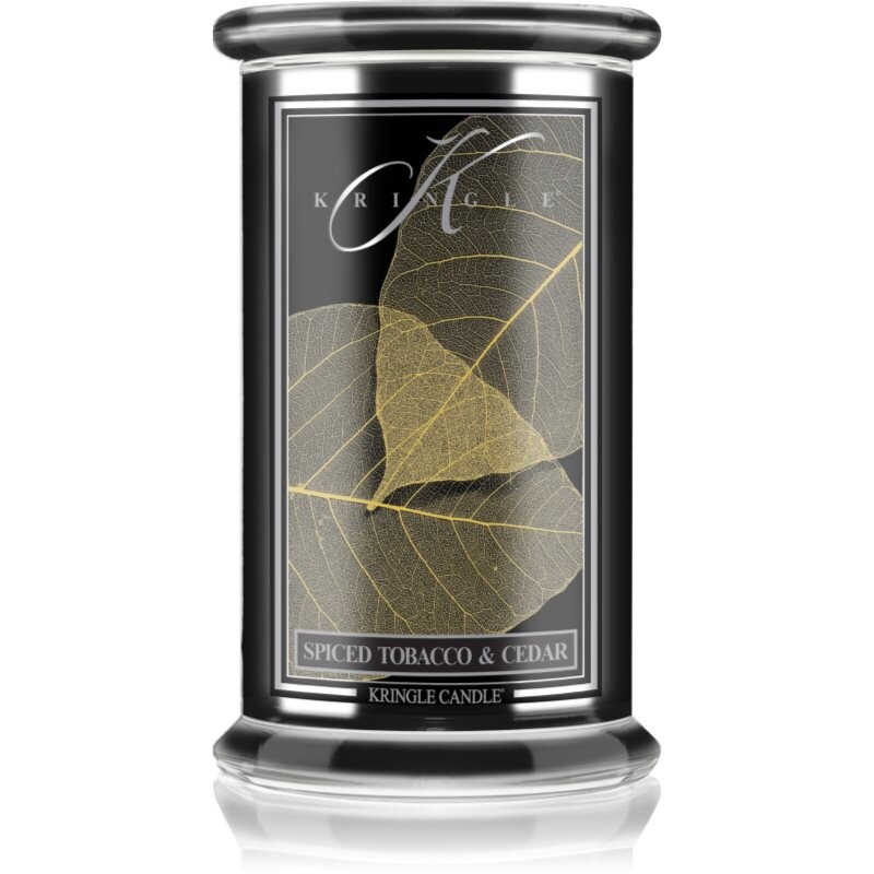 Kringle Candle Spiced Tobacco & Cedar vonná sviečka 623 g