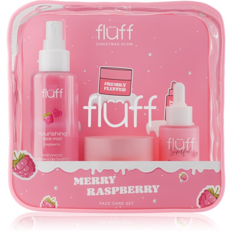 Fluff Christmas Glow Merry Raspberry vianočná darčeková sada
