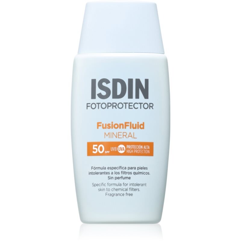 ISDIN Fotoprotector Fusion Fluid Mineral SPF 50 ochranný fluid pre citlivú pleť SPF 50 50 ml