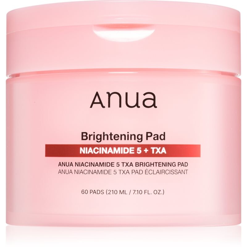 Anua Niacinamide 5% + TXA Brightening Pad tonizačné vankúšiky pre rozjasnenie a hydratáciu 60 ks