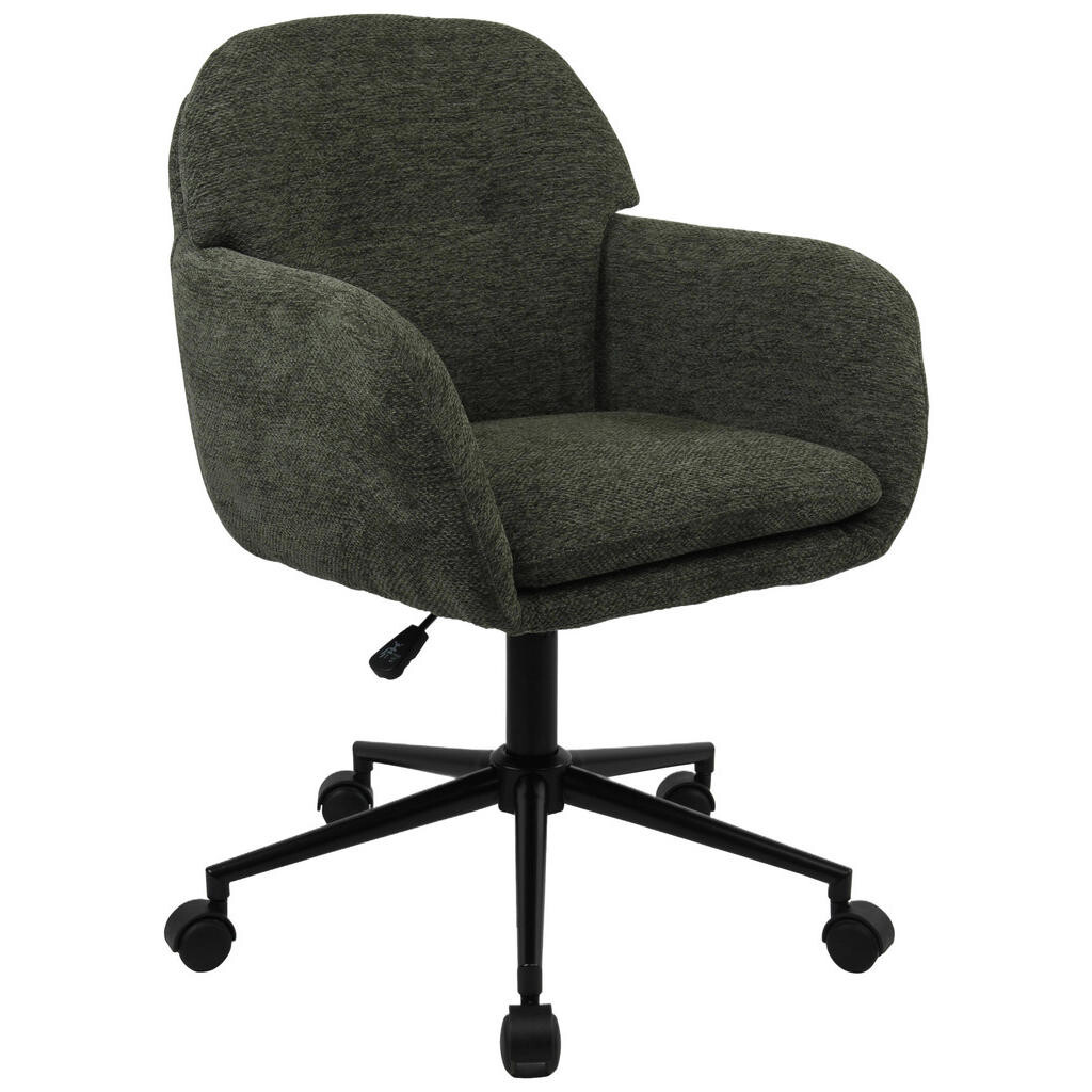 MID.YOU OTOČNÁ STOLIČKA, tkaná textília, zelená