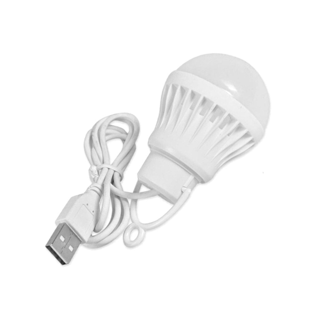 Závesné LED svetlo Camping USB - biele