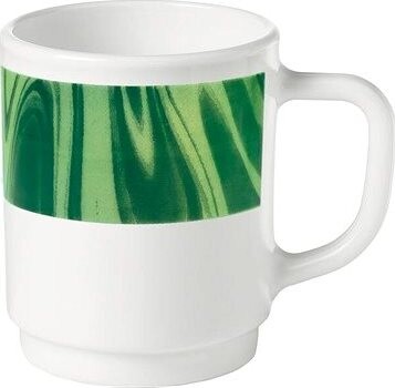 Bormioli Rocco Hrnček s uchom Careware 250 ml, zelený, 12 ks