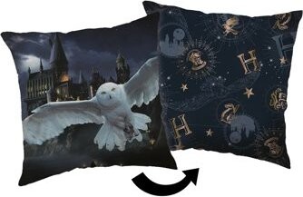 Jerry Fabrics Vankúšik Harry Potter Hogwarts 40 × 40 cm