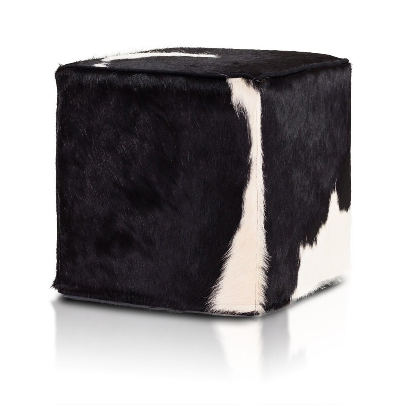 EF7019 Ecopuf Taburetka Ecopuf - CUBE - PREMIUM hovädzia koža B1