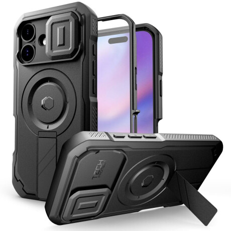 Tech-Protect Kevlar MagSafe kryt na iPhone 17, čierny