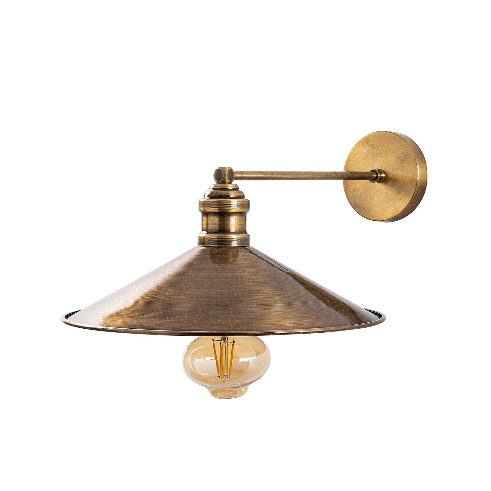 Nástěnná lampa Dodo vintage zlatá