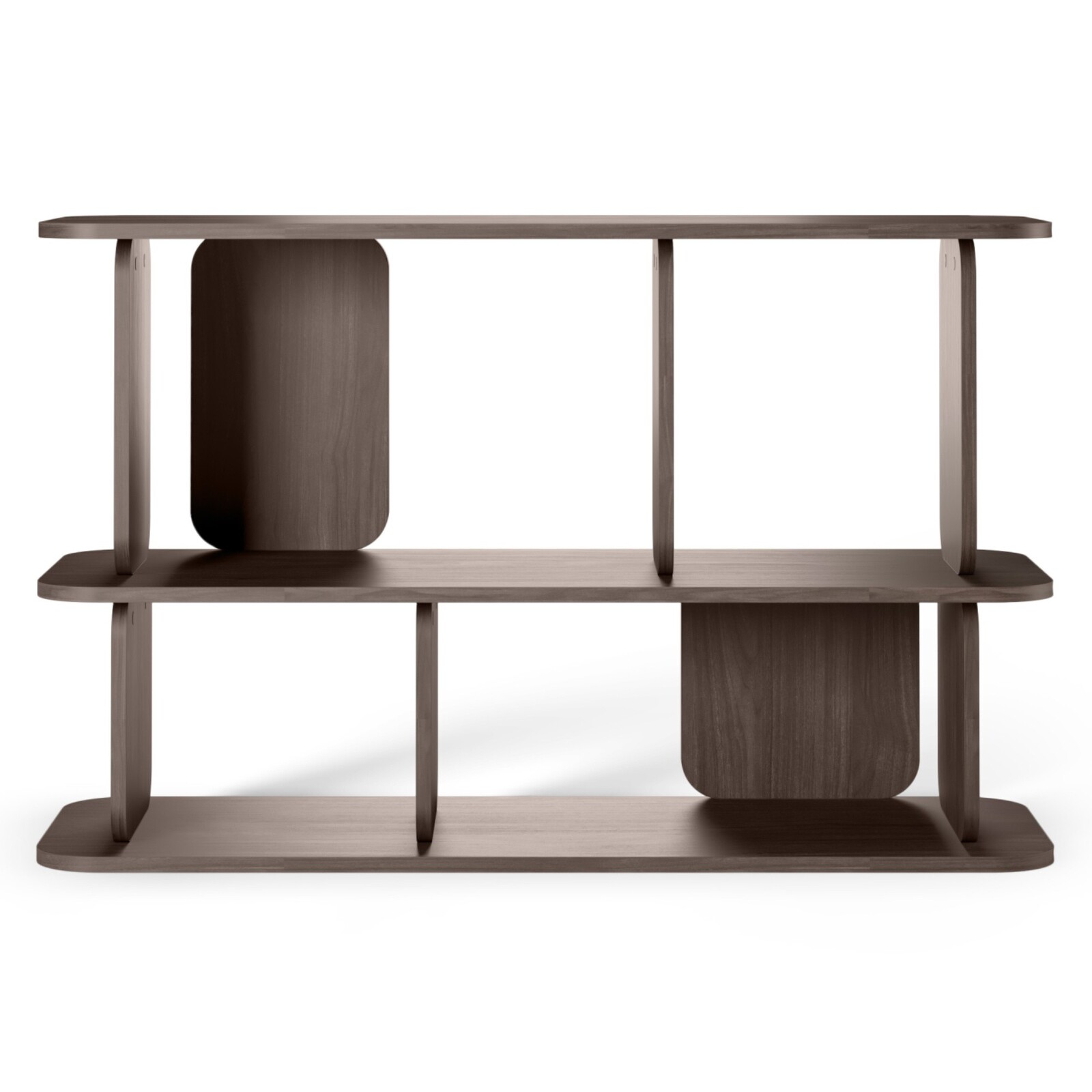 Regál Tulumo 120 cm ořech Villa