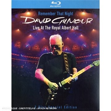 David Gilmour, REMEMBER THAT NIGHT (BLU-RAY DVD), Blu-ray