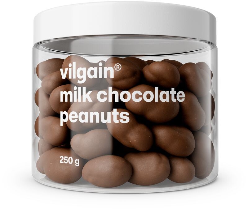 Vilgain Arašidy v čokoláde – mliečna čokoláda 250 g