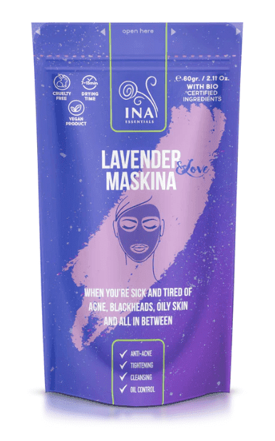 INA ESSENTIALS Ina essentials Levanduľová Maskina 60 g