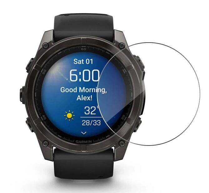 Ochranné sklo pro Garmin Fénix 8 Pro AMOLED 47mm