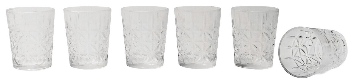 MAKRO - Pohár sklenený 6ks, 4,8x6cm