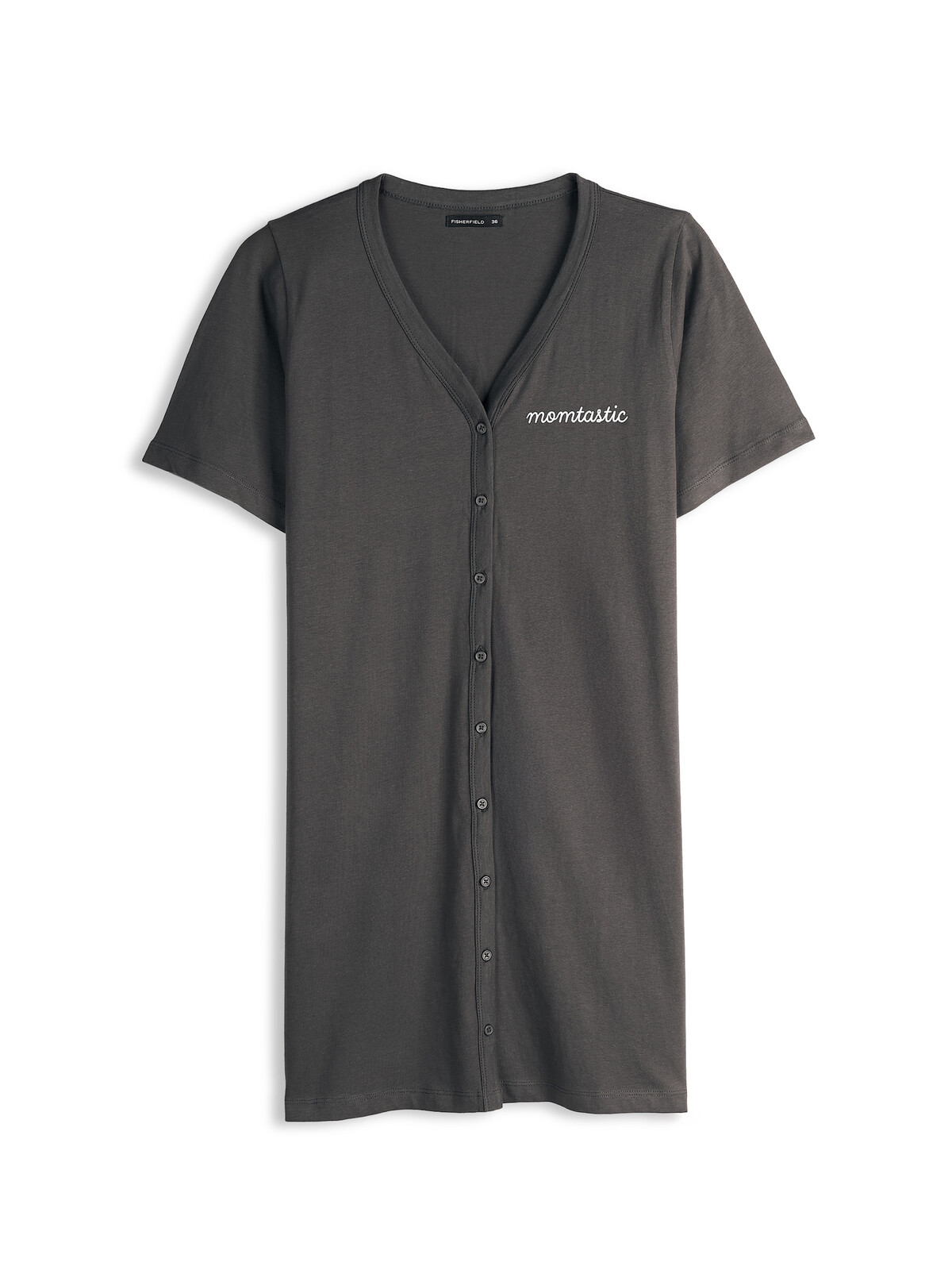 GATE Bavlnená pyžamová nočná košeľa s potlačou