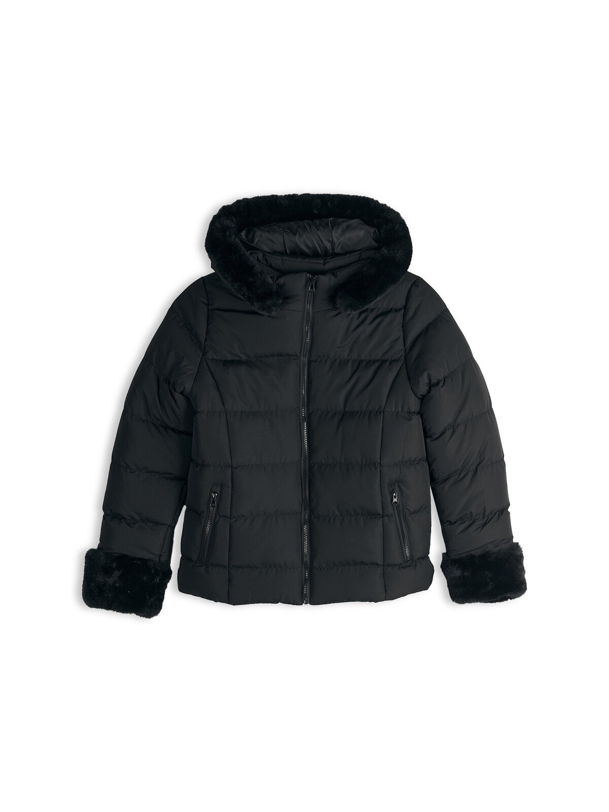 GATE Dámska zimná bunda s kožušinou