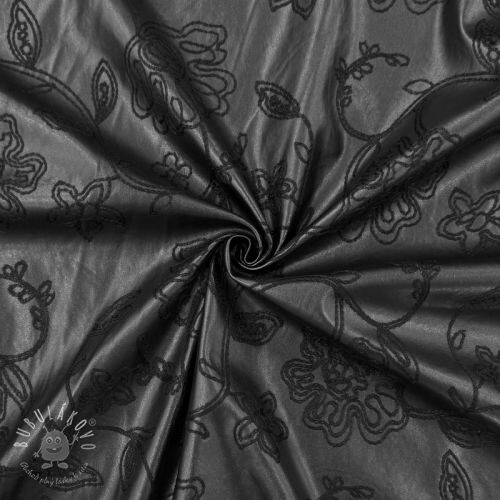 Umelá koža odevná Flowers design A