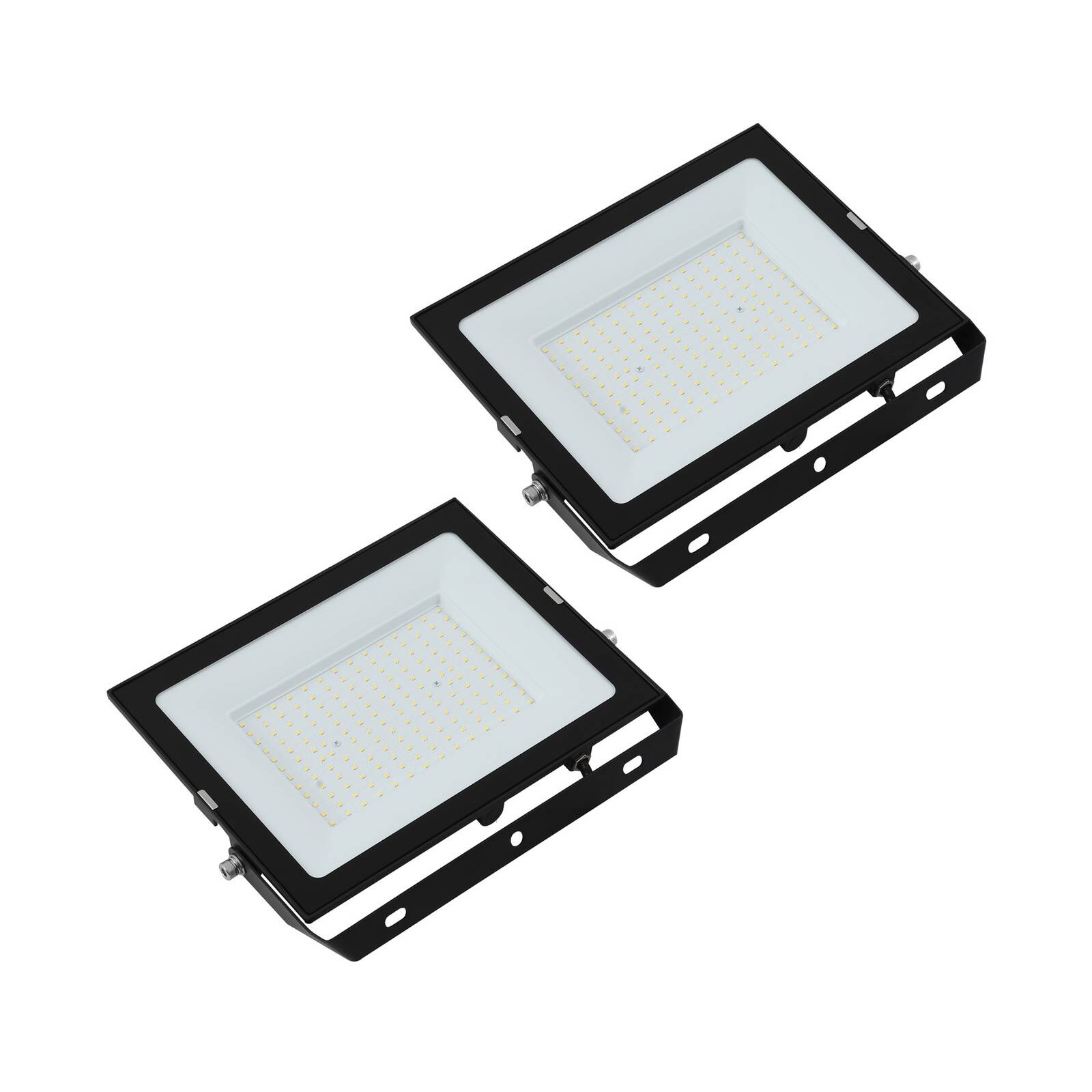 Prios LED reflektor vonkajší Maikel, 150 W, kov, sada 2 ks