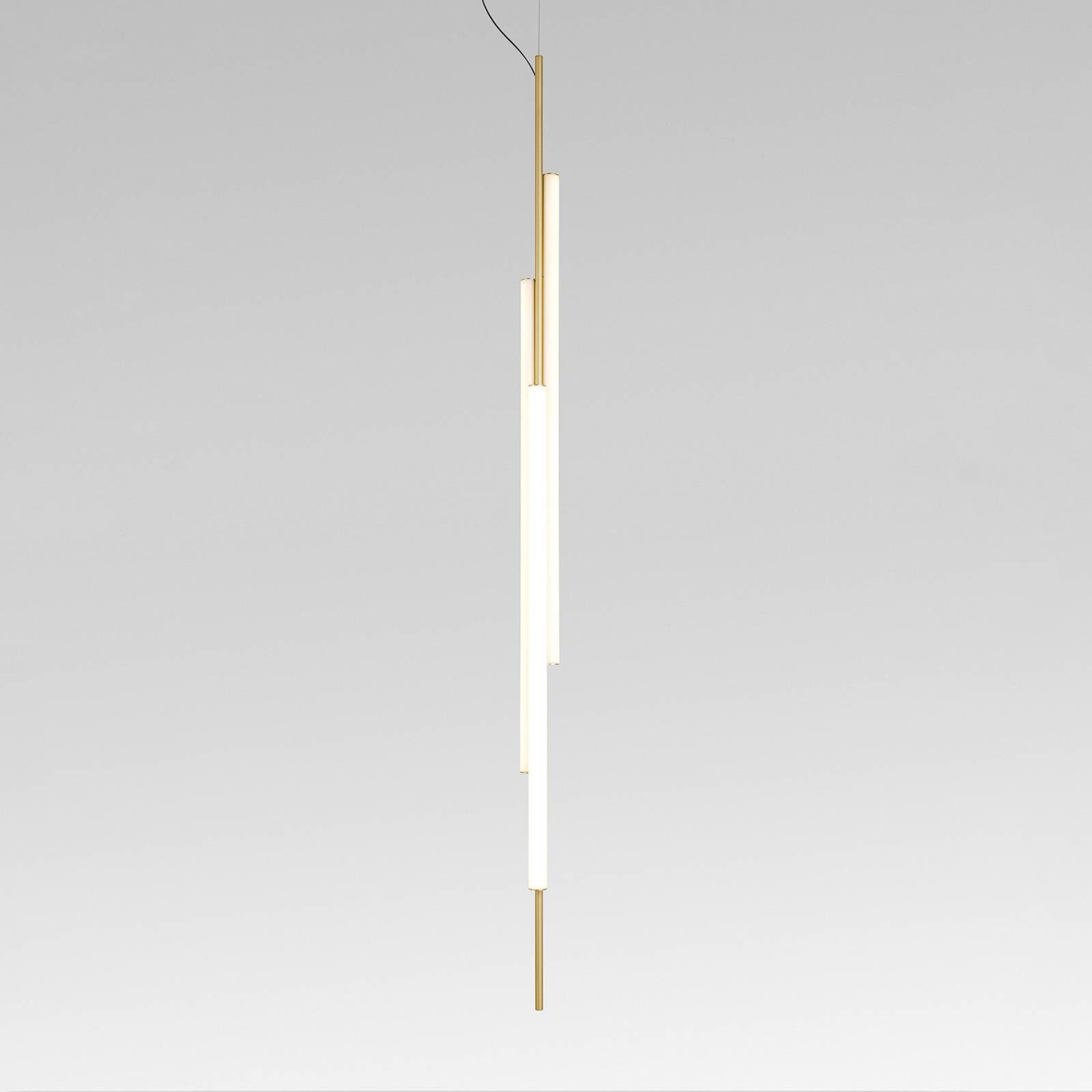 MARSET LED závesné svietidlo Ambrosia 175w/Plug-in 2700K zlatá farba