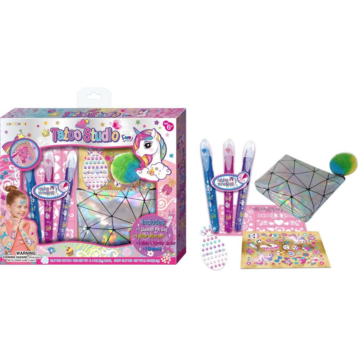 Alltoys Tetovacie štúdio so šablónami