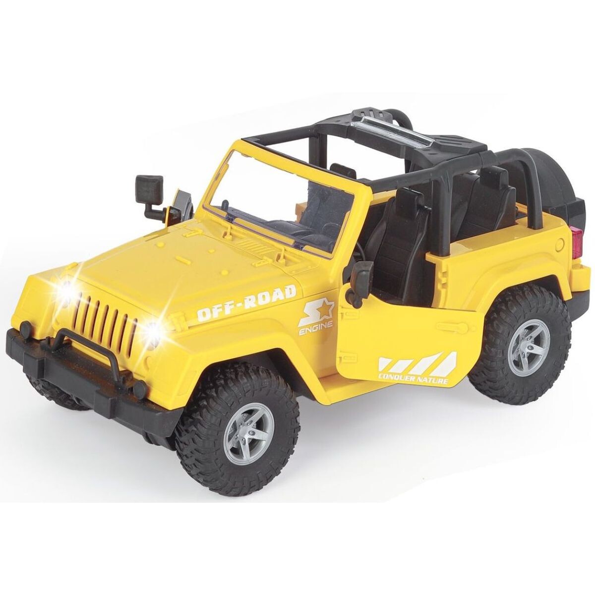 Alltoys Džíp 1:10 so svetelným a zvukovým efektom žlutý