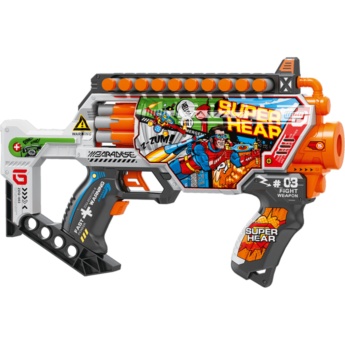 Alltoys Fast pioneer blaster BH142 + 24 ks nábojov