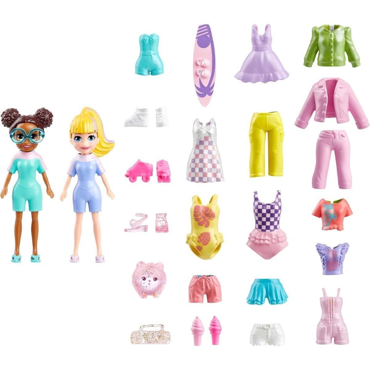 Mattel Polly Pocket veľká sada oblečkov a doplnkov 1