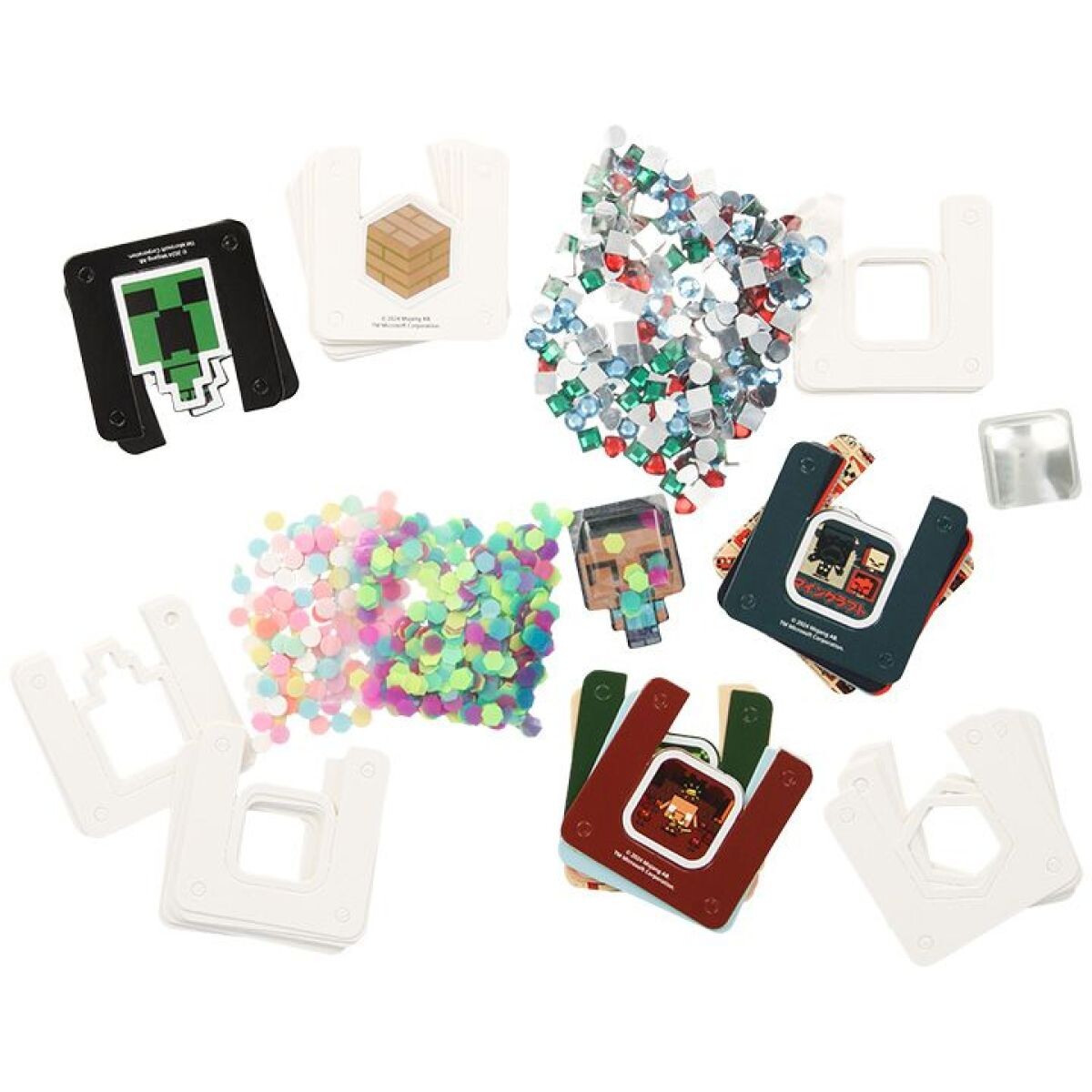 Paladone Minecraft 3D súprava na výrobu samolepiek - náhradný set