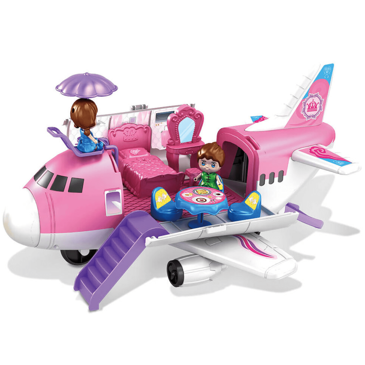 Wiky Letadlo s figurkami 34 cm