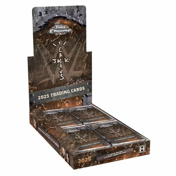 Topps 2025 Topps Chrome WWE Wrestling Cactus Jack Hobby Box