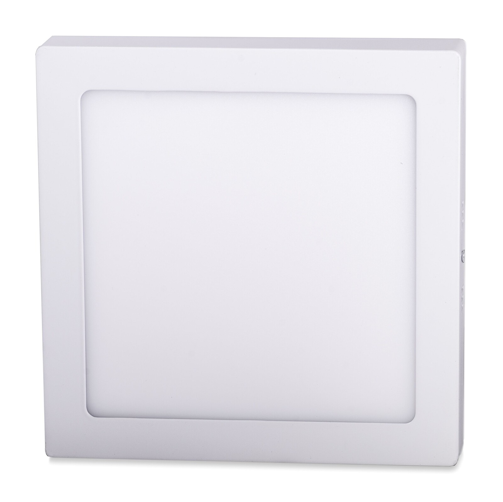 T-LED Biely prisadený LED panel hranatý 220 x 220mm 18W Farba svetla: Teplá biela 10277