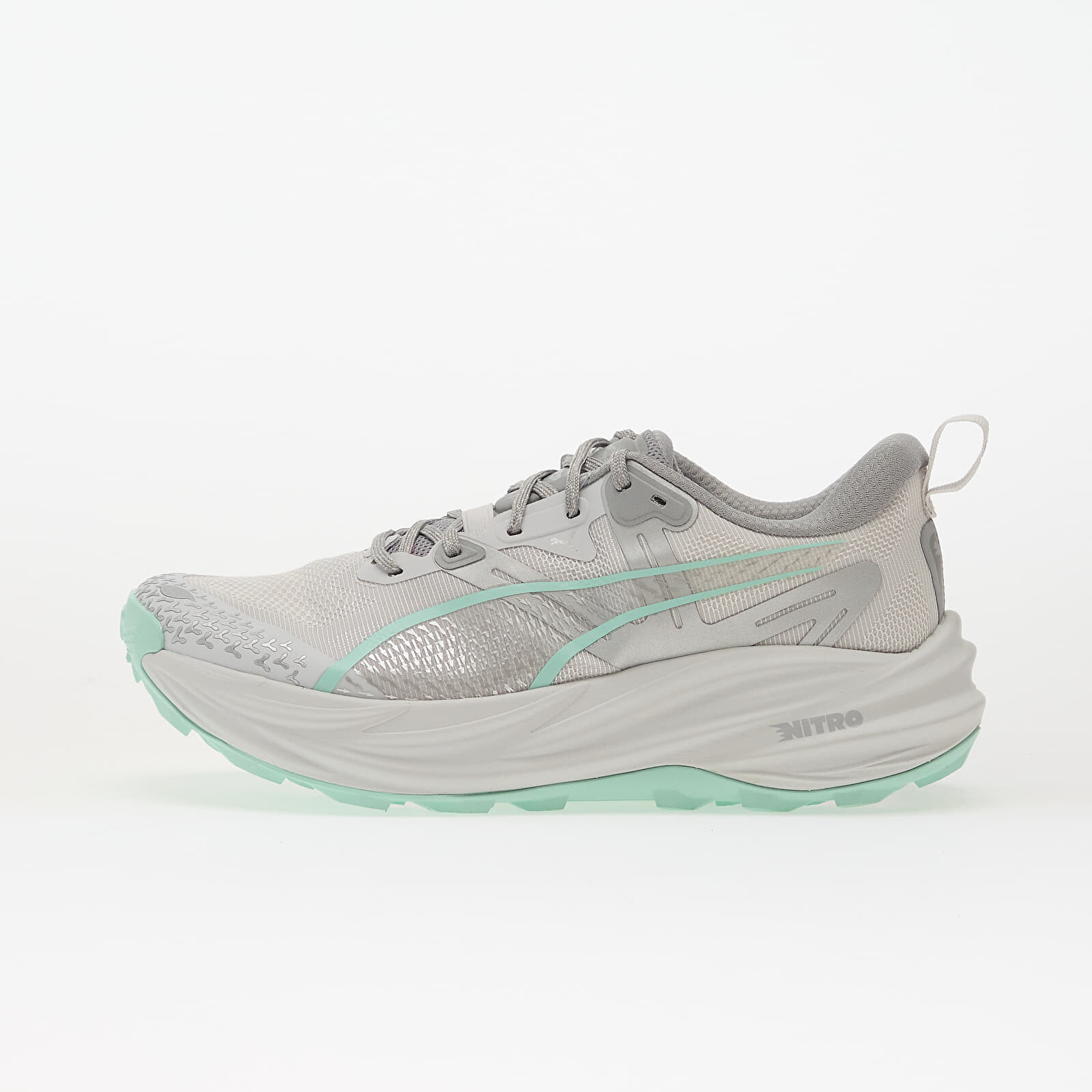 Tenisky Puma Voyage NITRO 4 Wns Feather Gray-Mint Melt-Puma Silver EUR 38