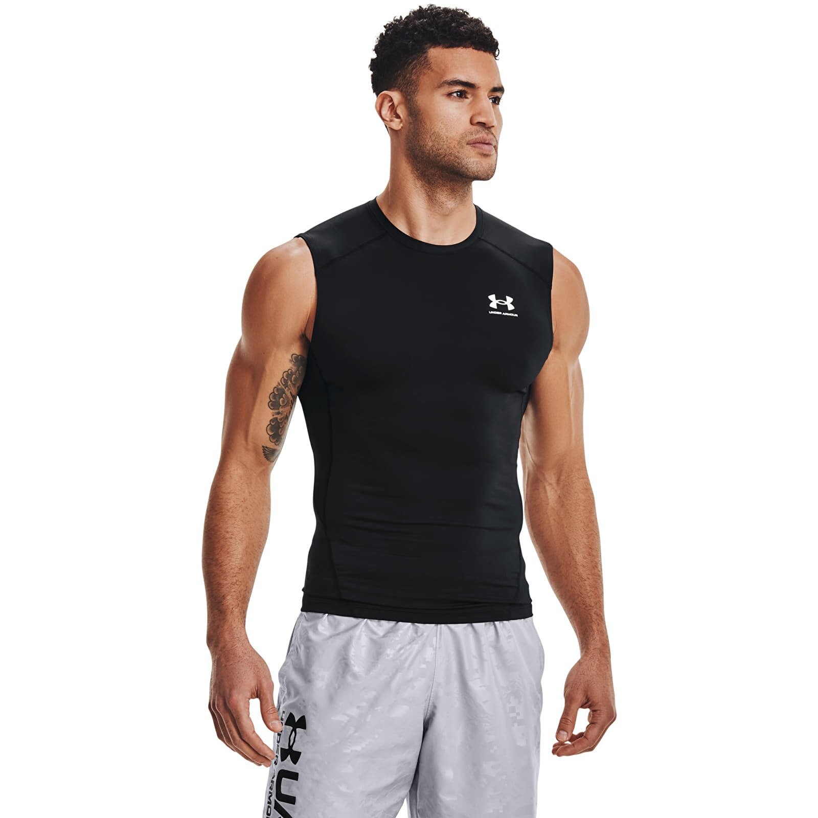 Under Armour Hg Armour Comp Sl Black/ White XXXL