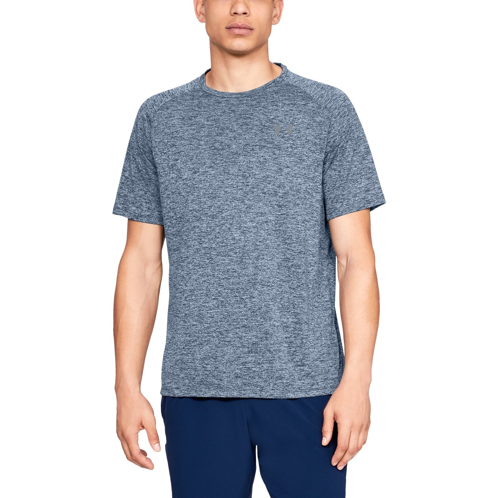 Tričko Under Armour Tech 2.0 SS Tee Academy/ Steel XL