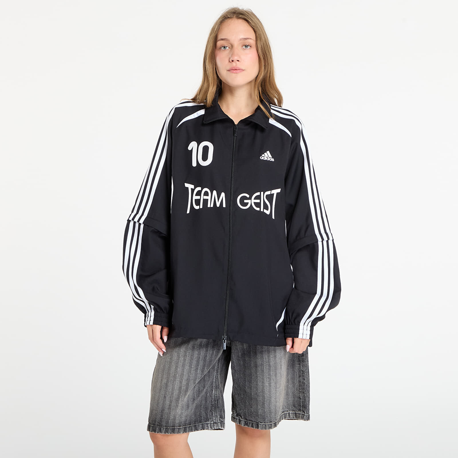Bunda adidas Adilenium Season 4 Teamgeist Oversized Track Top Black S
