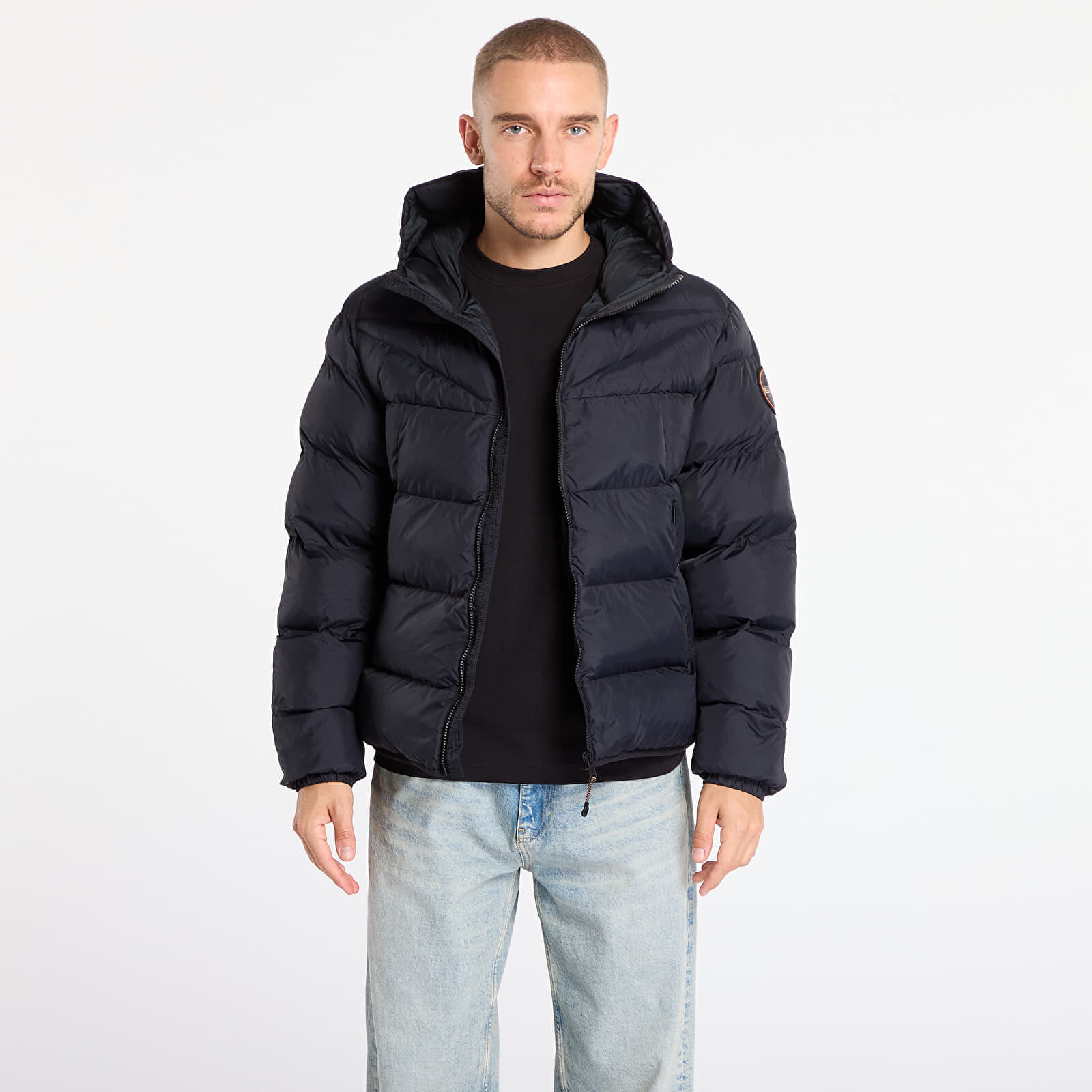 Bunda Napapijri A-Molveno Hood Black Beauty S