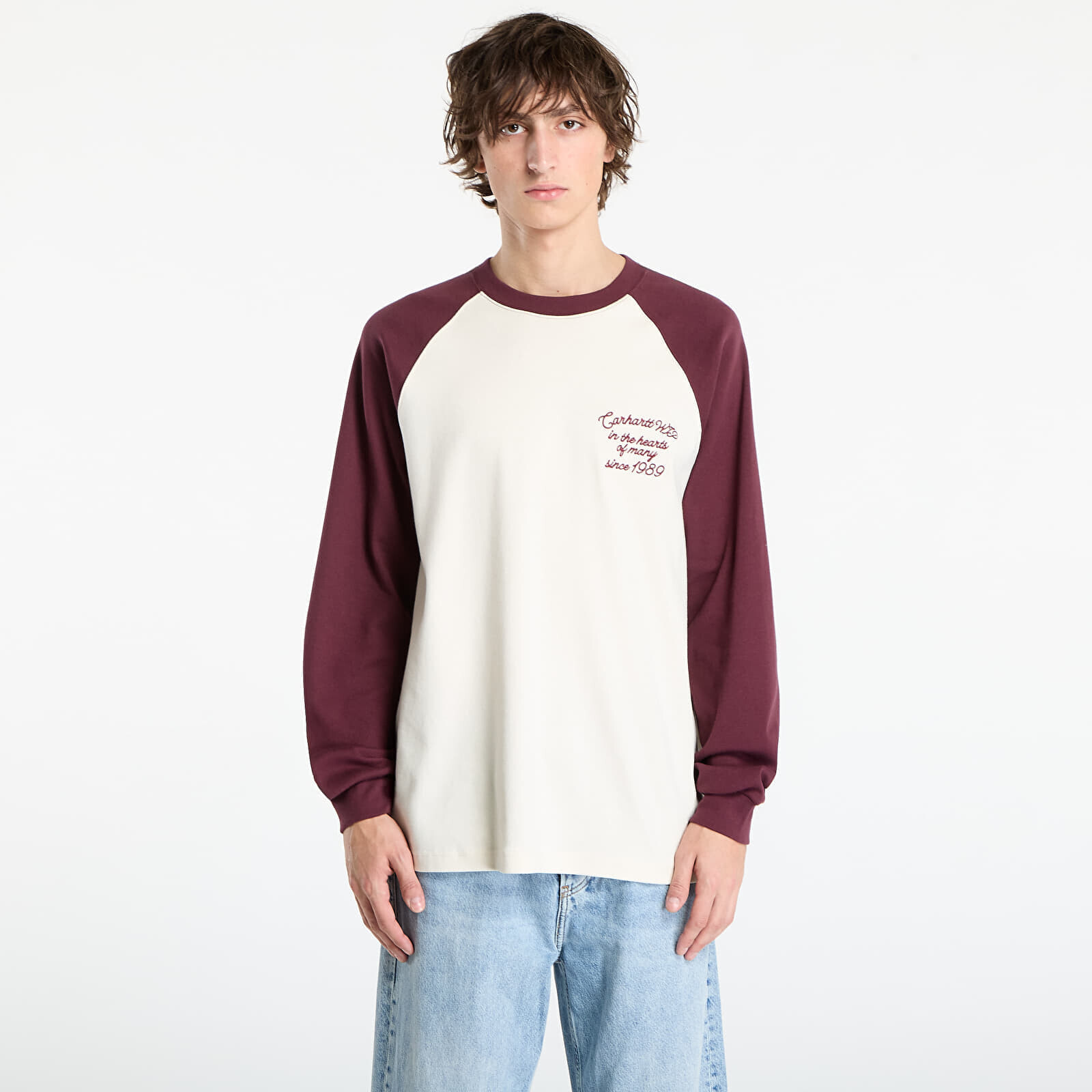 Tričko Carhartt WIP L/S Alston T-Shirt UNISEX Wax/ Rondo XL