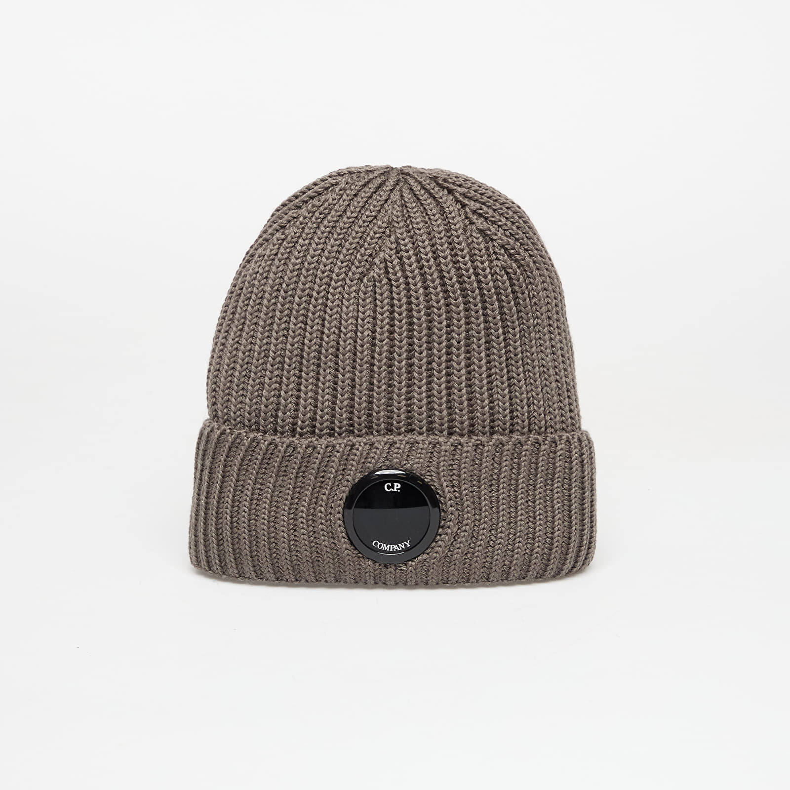 Čiapka C.P. Company Extrafine Merino Wool Lens Beanie Walnut Beige Universal