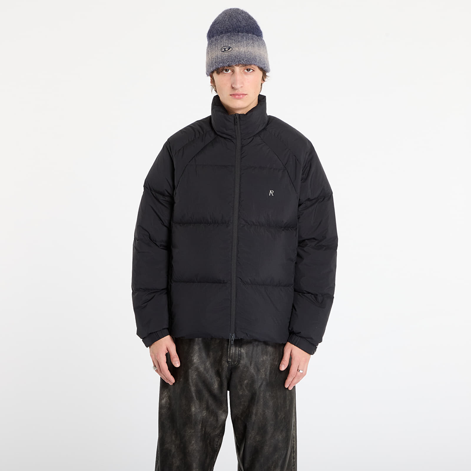 Bunda REPRESENT Funnel Neck Puffer Black XL