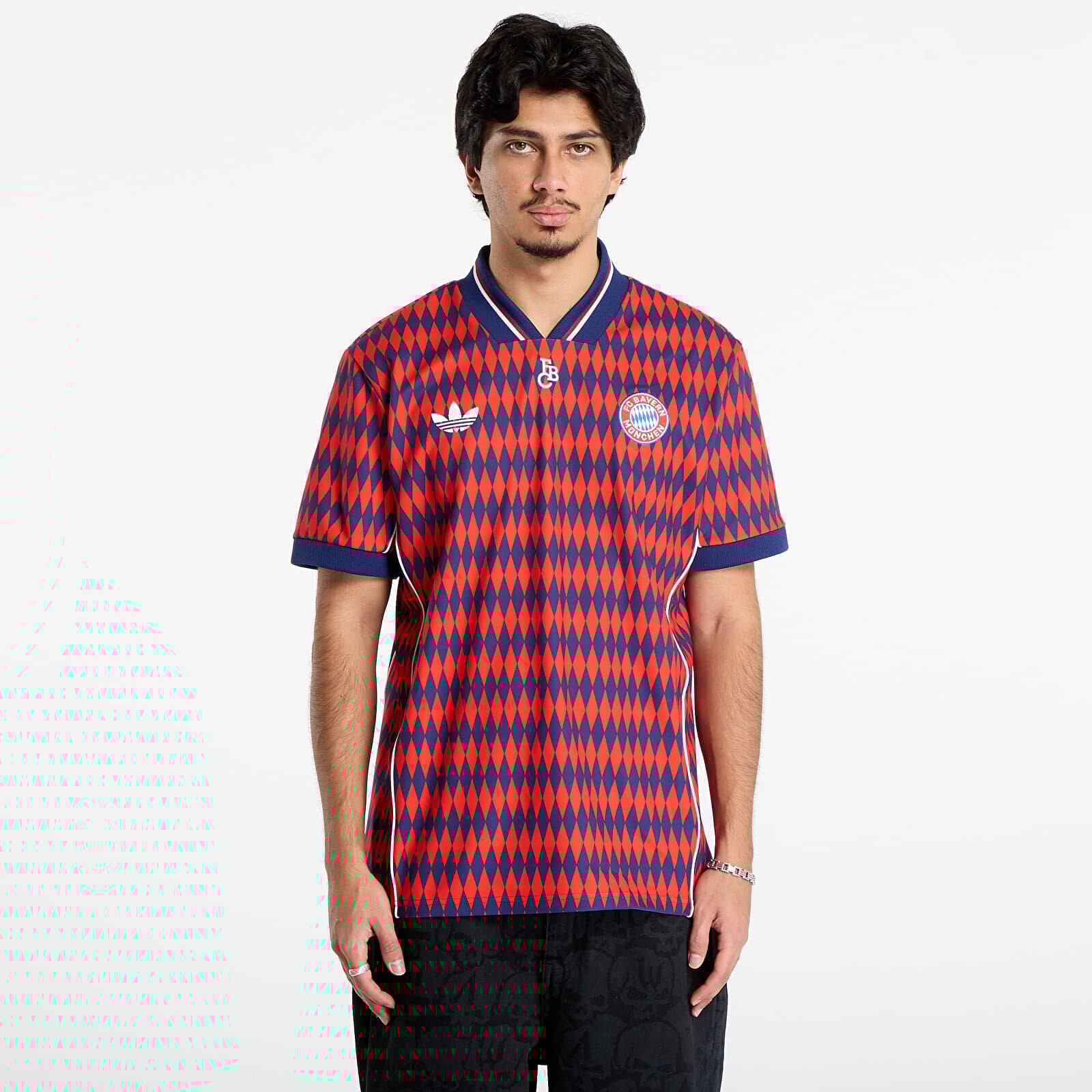 Tričko adidas FC Bayern Munich LFSTLR Jersey Red/ Dark Blue XXL