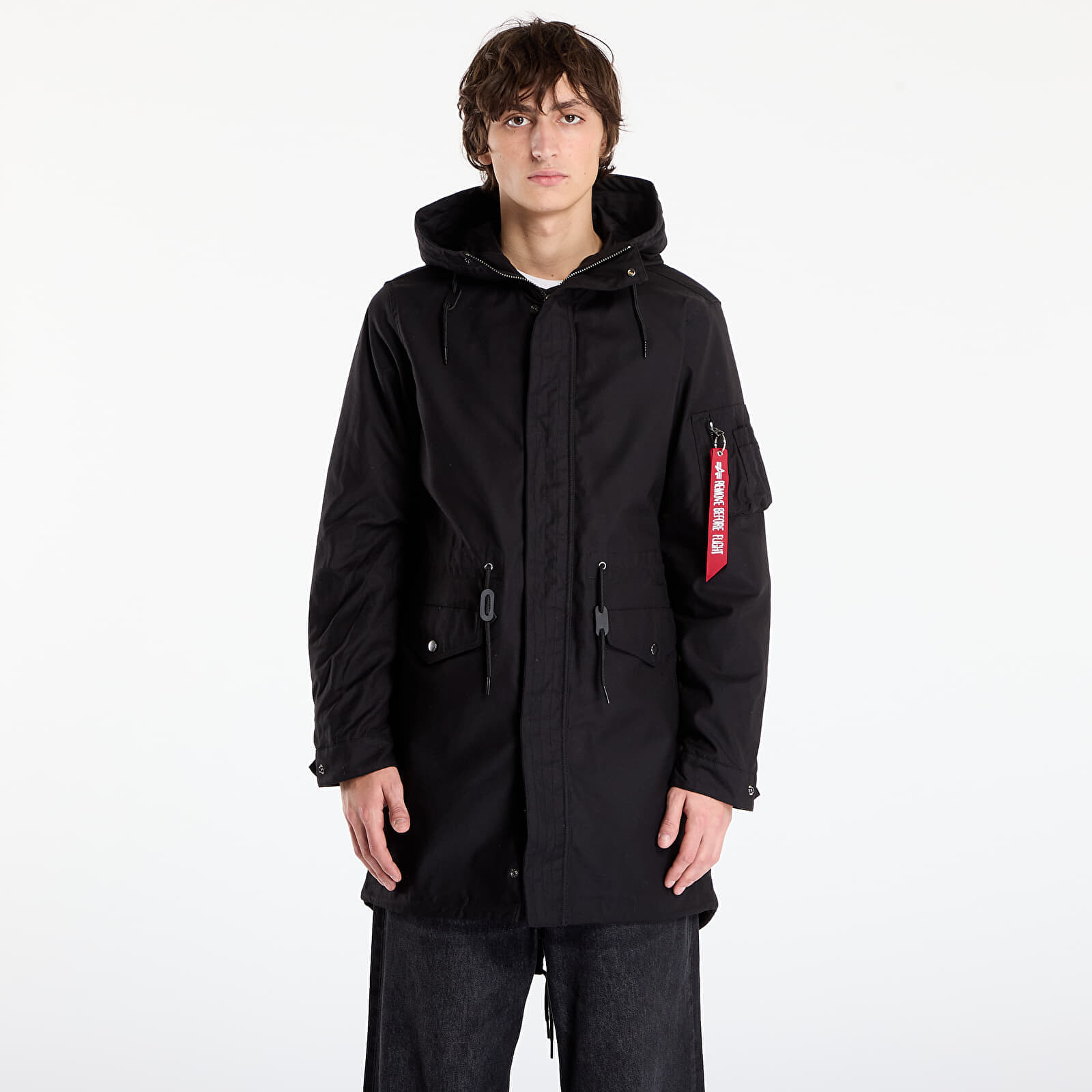 Bunda Alpha Industries Studio M-51 Fishtail Backprint (2in1) Black M