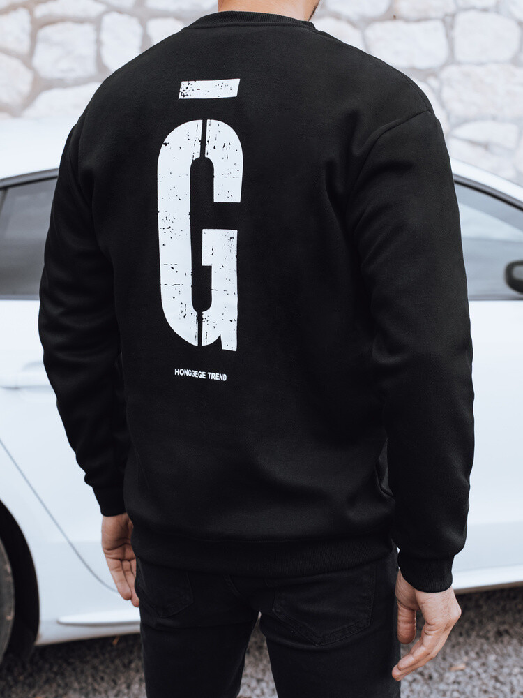 Čierna mikina s potlačou G