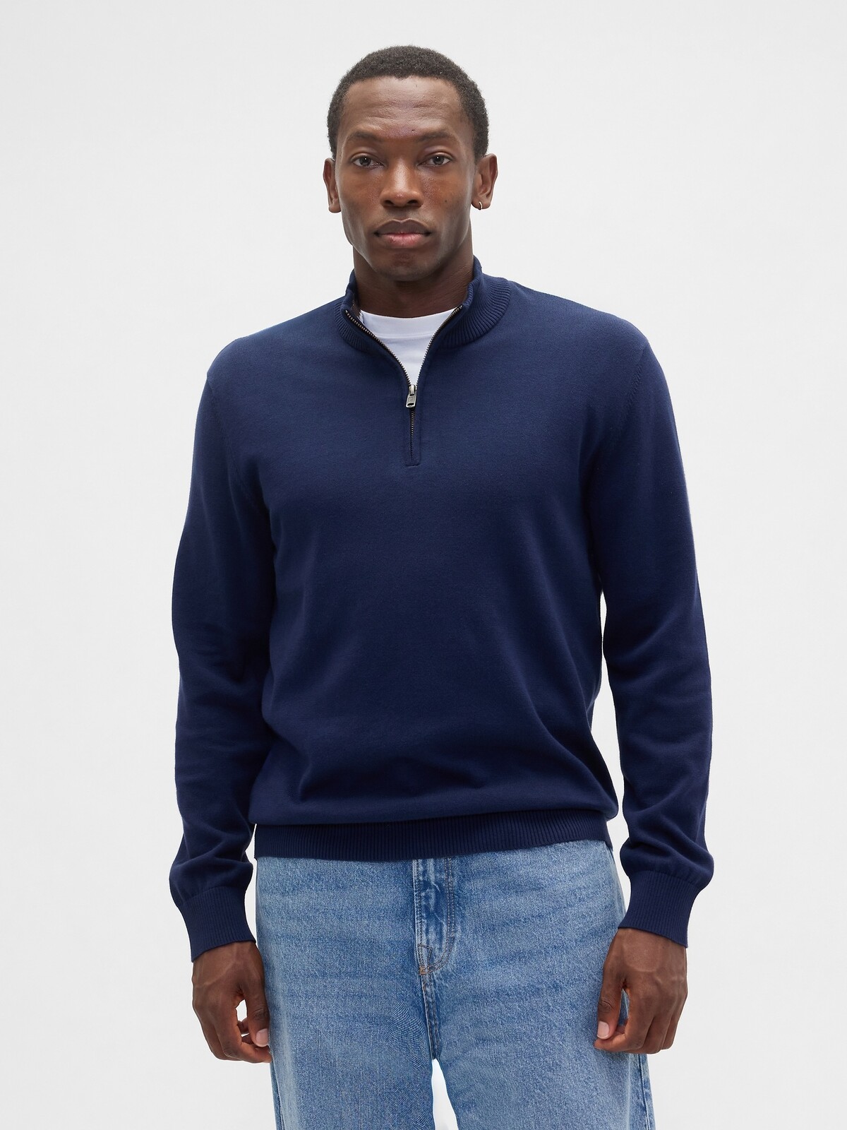 GAP Zippered Neckline Sweater - Mens
