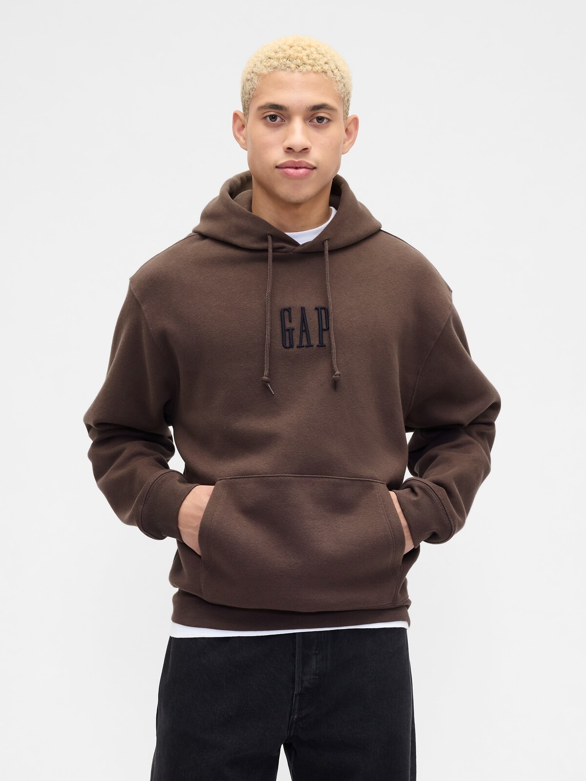 GAP Oversize Sweatshirt with Vintage Soft Logo - Men's
