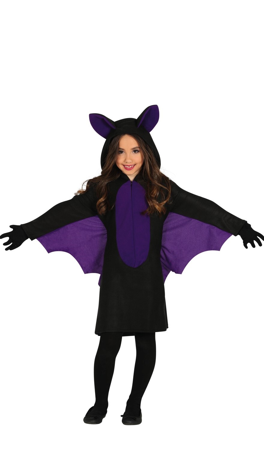Guirca Dievčenský kostým - Netopier Veľkosť - deti: S: 101-109 cm
