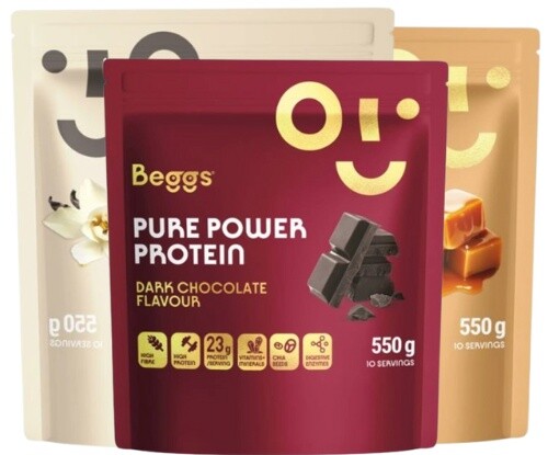 Beggs pure power protein 550 g