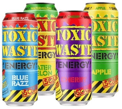 Toxic waste energetický nápoj